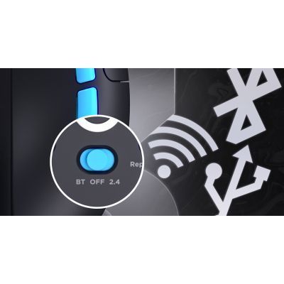 Мишка Hator Pulsar 3 Pro Wireless Black (HTM640) HTM640 фото