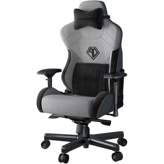 Крісло ігрове Anda Seat T-Pro 2 Size XL Grey/Black (AD12XLLA-01-GB-F) AD12XLLA-01-GB-F фото