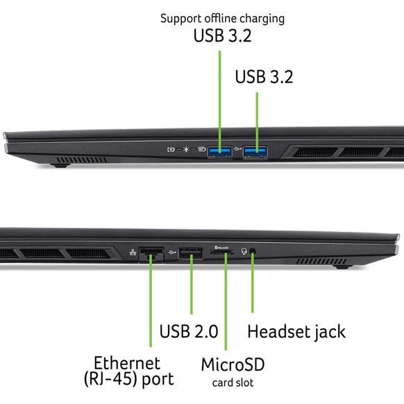 Ноутбук Acer Nitro 16S AN16S-61 16" NH.QXKEU.004 NH.QXKEU.004 фото