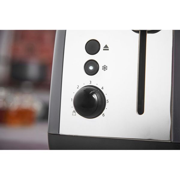 Тостер Russell Hobbs Colours Plus 1600Вт, підігрів, розморожування, метал., сірий 26552-56 фото