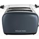 Тостер Russell Hobbs Colours Plus 1600Вт, підігрів, розморожування, метал., сірий 26552-56 фото 3