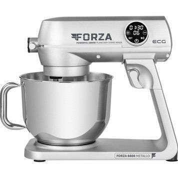 Кухонний комбайн ECG FORZA 6600 Metallo Argento FORZA 6600 Metallo Argent фото