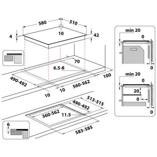 Варочна поверхня Whirlpool AKT8090/NE AKT8090/NE фото