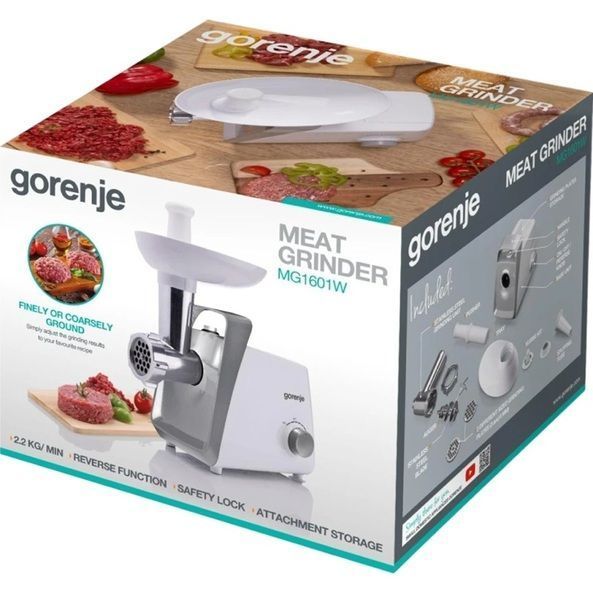 М'ясорубка GORENJE MG1601W 743484 фото