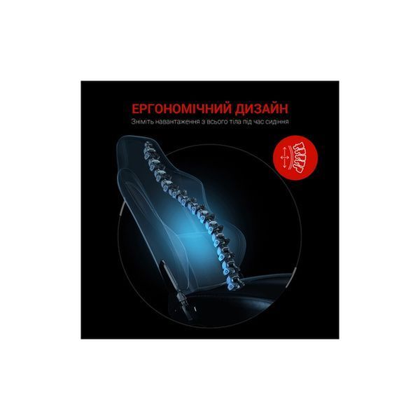 Крісло ігрове Anda Seat Luna PVC Size L Black (AD18-44-B-PV) AD18-44-B-PV фото