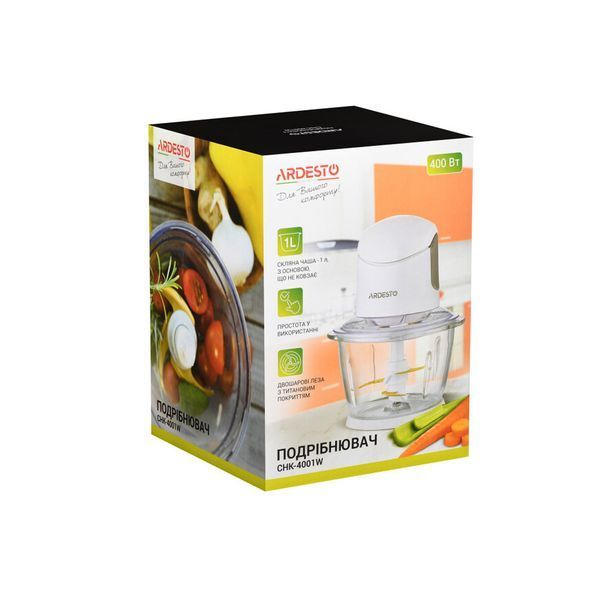Подрібнювач Ardesto CHK-4001W CHK-4001W фото