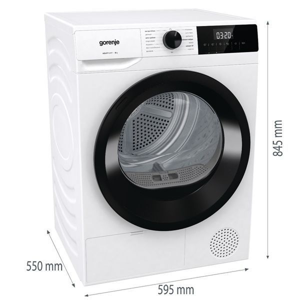 Сушильна машина GORENJE DHNE82/UA (DHLE802U) 20015242 фото