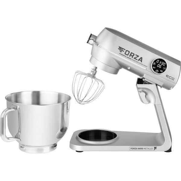 Кухонний комбайн ECG FORZA 6600 Metallo Argento FORZA 6600 Metallo Argent фото