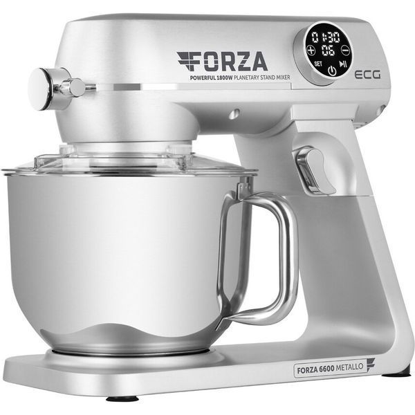 Кухонний комбайн ECG FORZA 6600 Metallo Argento FORZA 6600 Metallo Argent фото