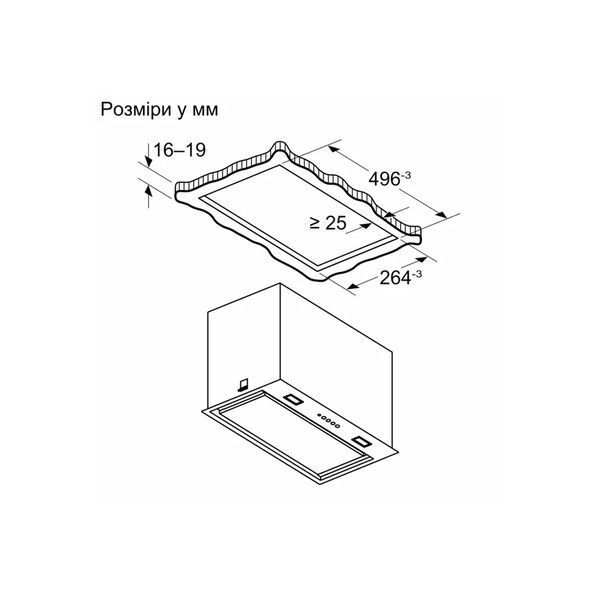 Витяжка кухонна Bosch DLN56AC50 DLN56AC50 фото
