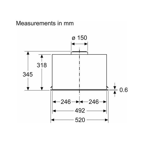 Витяжка кухонна Siemens LB56NAC50 LB56NAC50 фото