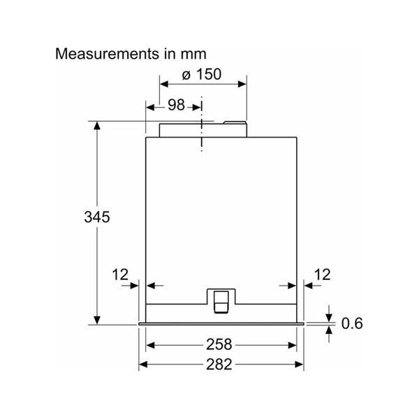Витяжка кухонна Siemens LB56NAC50 LB56NAC50 фото