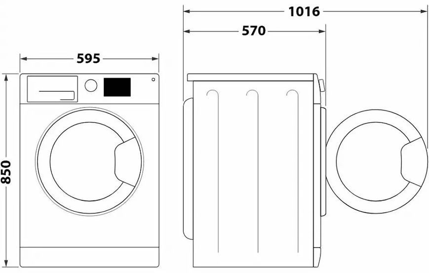 Прально-сушильна машина WHIRLPOOL FFWD 8649 BV UA 869991735510 фото