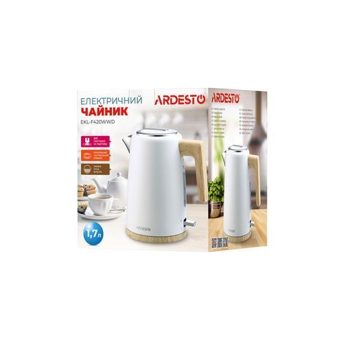 Електрочайник Ardesto EKL-F420WWD EKL-F420WWD фото