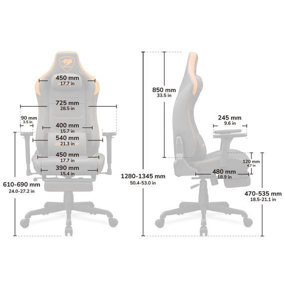 Крісло ігрове Cougar Armor EVO S Armor EVO S фото