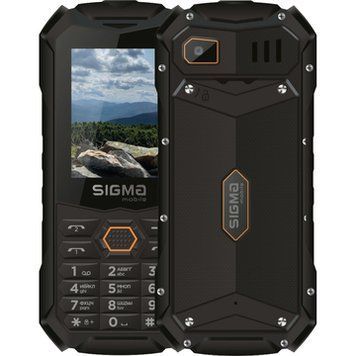 Мобільний телефон Sigma X-treme PV68 Black Orange 4827798738221 фото
