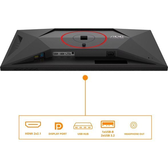 Монiтор TFT AOC 27" Q27G4SRU IPS QHD 300Hz 400nit 2*HDMI DP Pivot MM USB Black Q27G4SRU фото