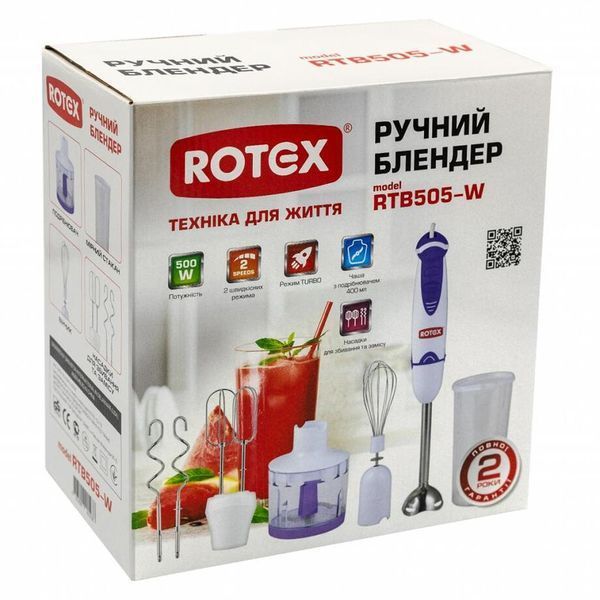 Блендер Rotex RTB505-W RTB505-W фото