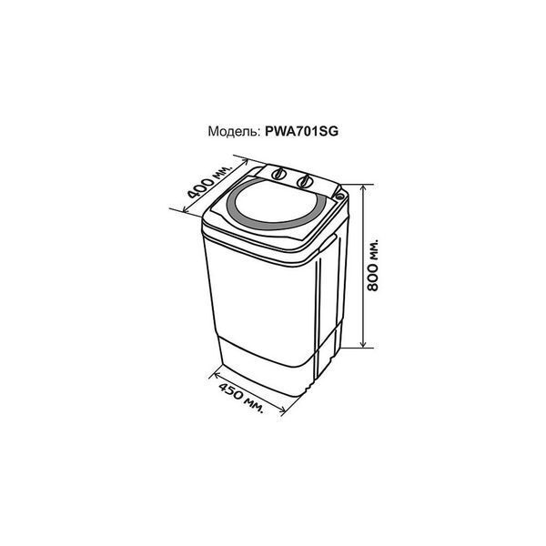 Пральна машина PRIME Technics PWA701SG PWA701SG фото