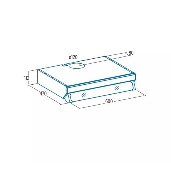 Витяжка кухонна Cata F 2060 bk F 2060 bk фото