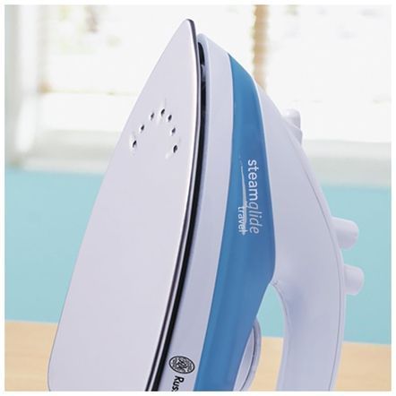 Праска Russell Hobbs дорожній, 760Вт, 80мл, нерж. сталь, блакитна 22470-56 фото