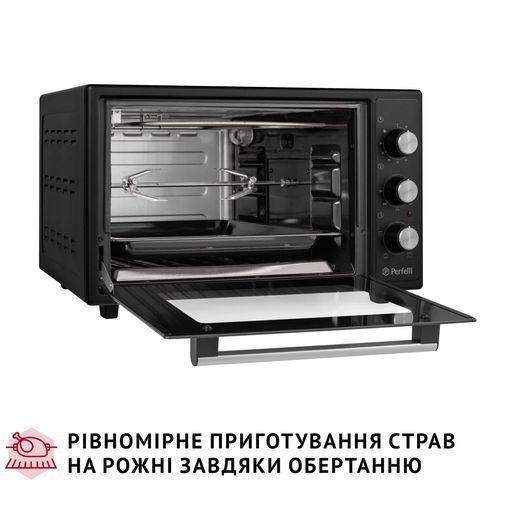 Електропіч Perfelli MIRAGE 37 BLACK MIRAGE 37 BLACK фото
