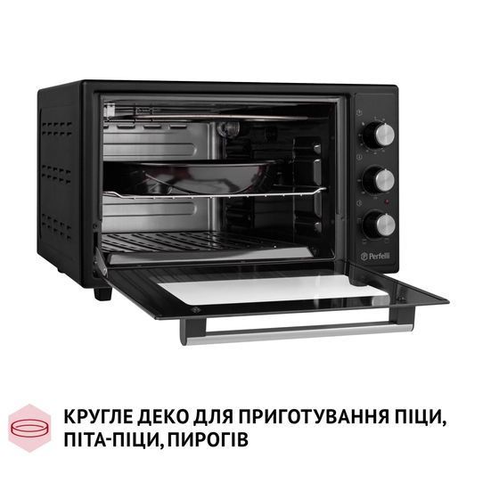 Електропіч Perfelli MIRAGE 37 BLACK MIRAGE 37 BLACK фото