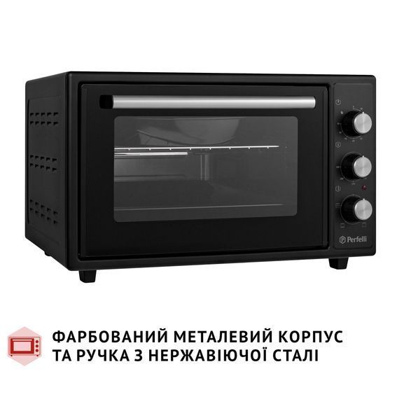 Електропіч Perfelli MIRAGE 37 BLACK MIRAGE 37 BLACK фото