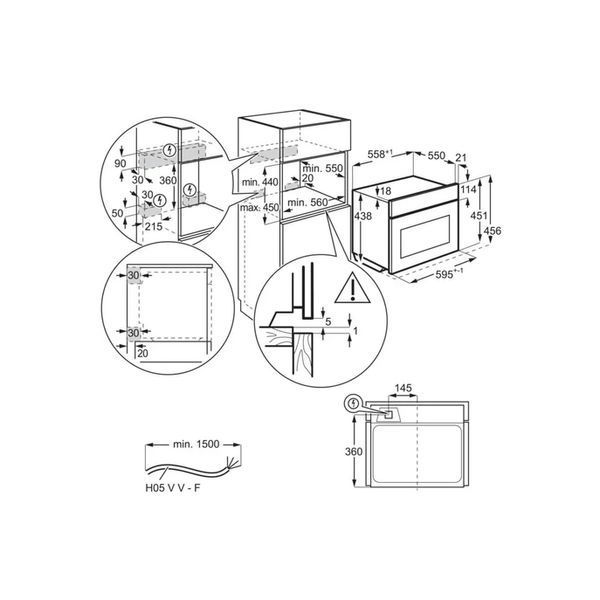 Мікрохвильова піч Electrolux EVM8E09X EVM8E09X фото