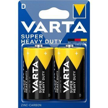 Батарейка Varta D Super Heavy Duty вугільно-цинкова * 2 (02020101412) 02020101412 фото