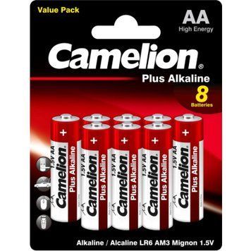 Батарейка Camelion AA LR6 Plus Alkaline * (5+3) (LR6-BP5+3) LR6-BP5+3 фото