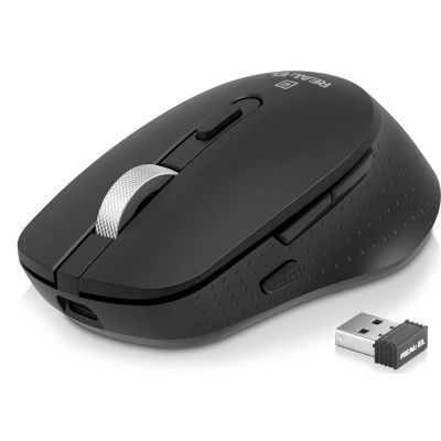 Мишка REAL-EL RM-380W Wireless Black (EL123200057) EL123200057 фото