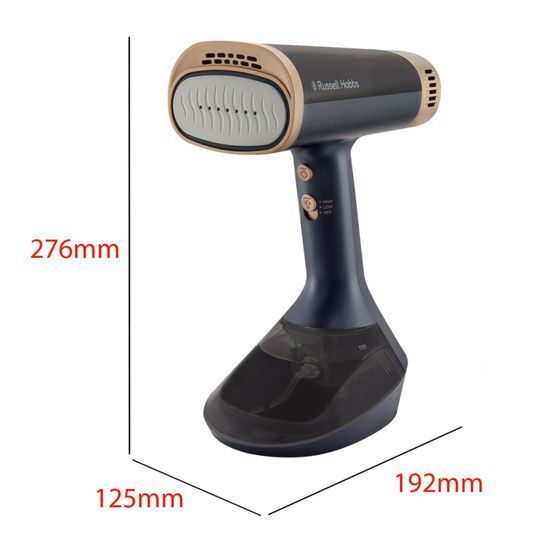 Відпарювач Russell Hobbs Genie VacuSteam, 1800Вт, 200мл, паровий удар -20гр, верт. відпарювання, кер 28550-56 фото