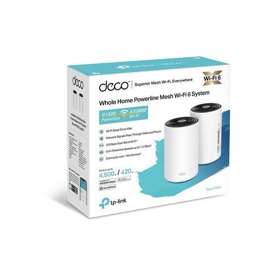 Маршрутизатор TP-Link DECO-PX50-2-PACK DECO-PX50-2-PACK фото