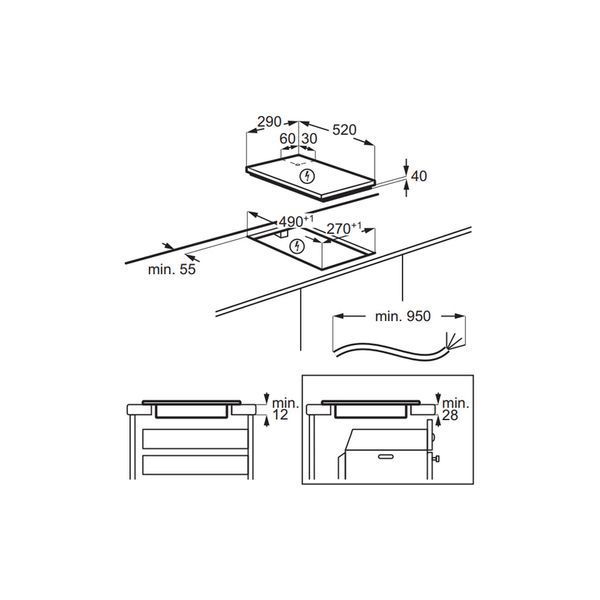 Варильна поверхня Electrolux LHR3233CK LHR3233CK фото