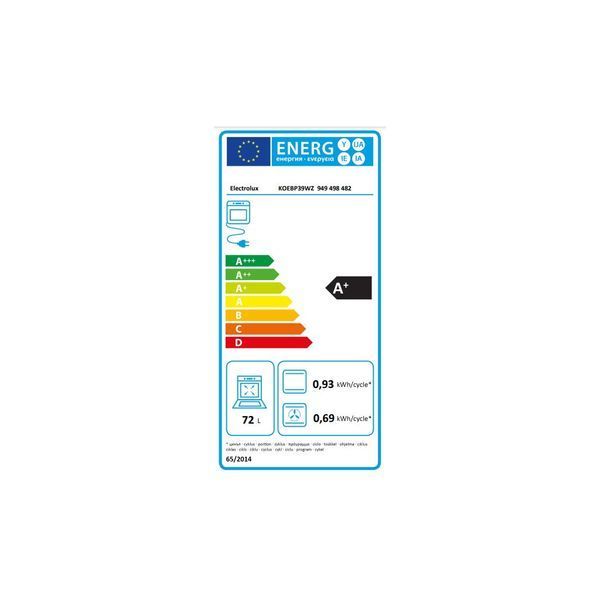 Духова шафа Electrolux KOEBP39WZ KOEBP39WZ фото